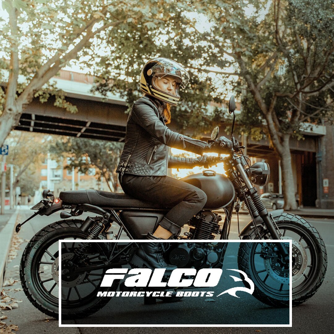 Falco women's motorcycle boots online