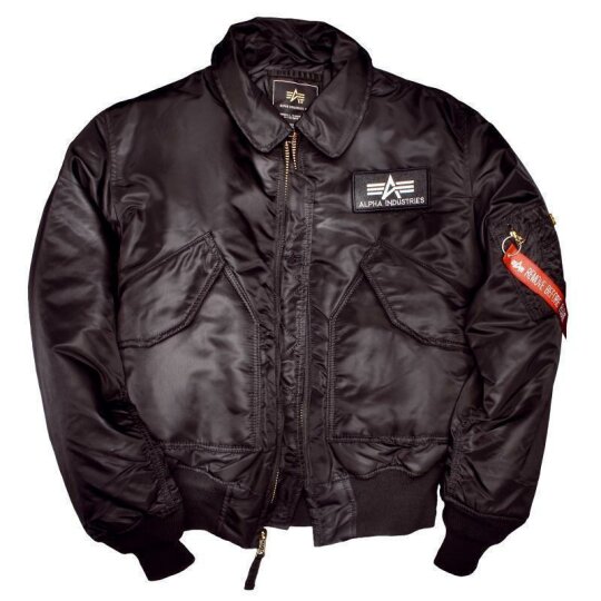 Alpha Industries Bomber Jacke CWU 45 schwarz