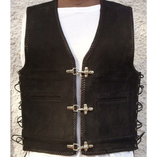 Gilet en cuir nubuck Cha Cha STEVE 54