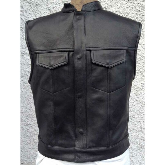 Cha Cha Kutte BILLY Leather vest smooth leather 48