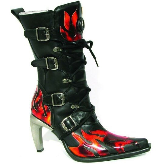 New Rock Ladies Boots Model 9373 Malicia red 41