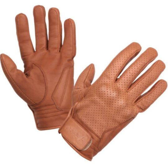 Modeka Hot classic leather glove brown 12