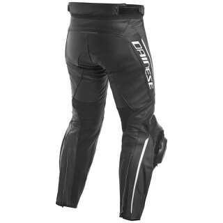 Dainese Delta 3 leather trousers  black / black / white  25