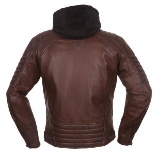 Modeka Bad Eddie chaqueta de cuero marrón oscuro XXL
