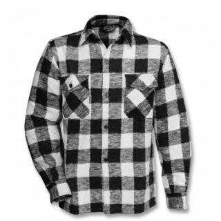 Mil-Tec Lumberjack Shirt black / white