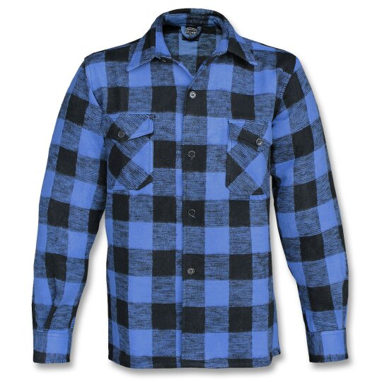 Mil-Tec Lumberjack Shirt black / blue M