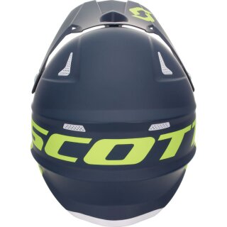 Scott 350 Pro blue / yellow Cross Helmet L