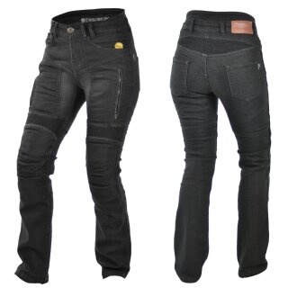 Trilobite PARADO Jeans de moto Dames noir r&eacute;gulier