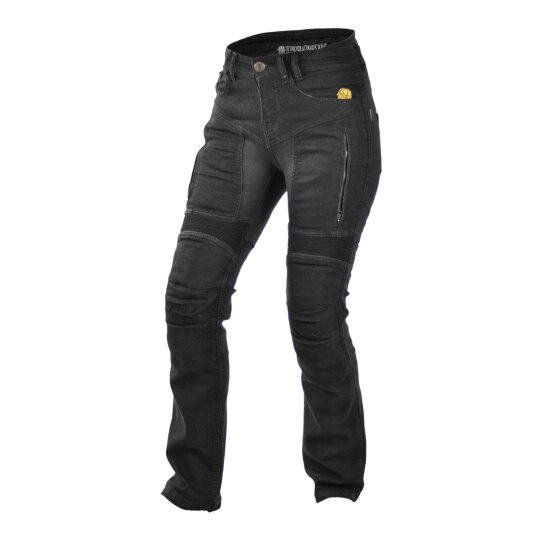 Trilobite Parado Motorrad-Jeans Damen schwarz regular 28/32