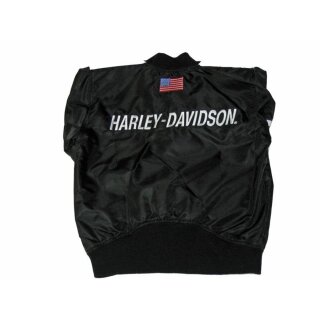 Harley Davidson Chaqueta de Nylon "#1" Negro