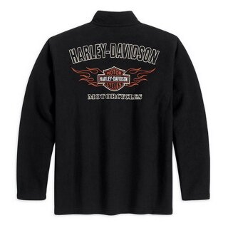 Chaqueta Harley Davidson Fleece Flames S