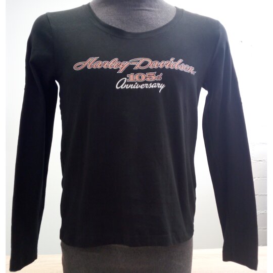 Harley Davidson 105TH L/S Sudadera de camiseta para Mujer