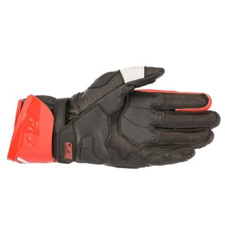 GP PRO R3 glove black / white / bright red