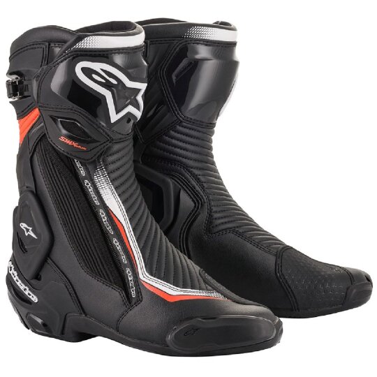 SMX PLUS v2 motorcycle boots black / white / red 43