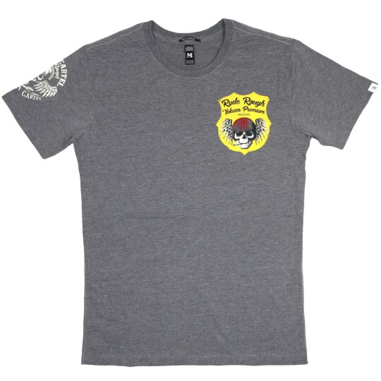 Yakuza Premium uomini, T-Shirt 2617 grigio XXL