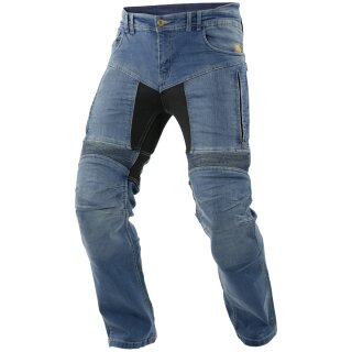 Trilobite PARADO moto jeans uomo blu corto