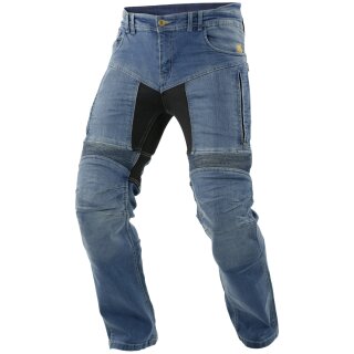 Trilobite Parado jeans moto uomo blu corto 30/30