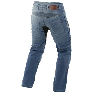 Trilobite Parado jeans moto uomo blu corto 34/30