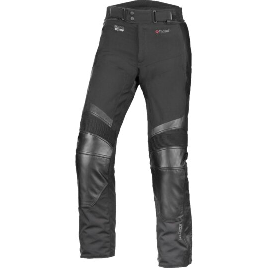 Büse Pantalon Ferno en textile/cuir noir 28 court