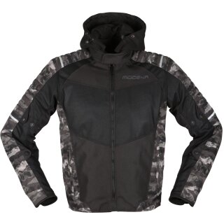 Modeka Couper II Veste textile noire / camouflage