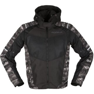 Giacca tessile Modeka Couper II nero / camuffamento