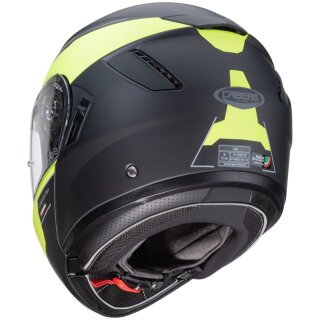 Caberg Levo Prospect Flip Up helmet matt-black / fluo-yellow L