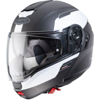 Caberg Levo Prospect Flip Up helmet matt-black / white XXL