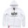 Alpha Industries Basic Zip Hoody blanc