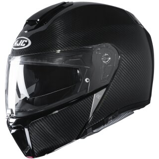 HJC RPHA 90 S Carbon Solid black flip-up helmet L