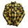 Bores Lumberjack Jacken-Hemd schwarz / gelb Herren M