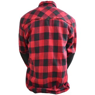 Bores Lumberjack Jacken-Hemd schwarz / rot Herren S