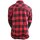 Bores Lumberjack Jacket-Shirt negro / rojo para Hombres S