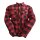 Bores Lumberjack Jacken-Hemd schwarz / rot Herren 4XL