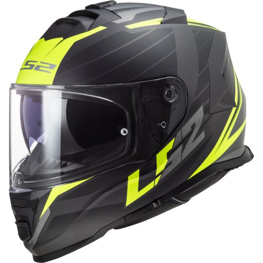 LS2 FF800 Storm  full-face helmet Nerve matt-black / neon-yellow