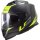 LS2 FF800 Storm Nerve  Casque intégral noir mat / jaune néon