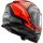 LS2 FF800 Storm casco integrale Faster titanio opaco rosso XS