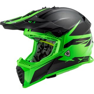 LS2 Fast EVO MX437 Roar noir mat / vert