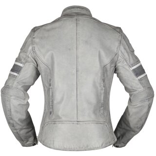 Modeka Iona Lady leather jacket light grey 36
