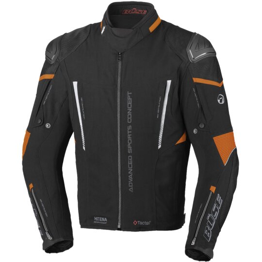 Büse Rocca textile jacket black / orange