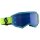 Scott Goggle Fury turchese / neon giallo / opere di cromo blu elettrico