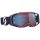 Scott Goggle Prospect retró blu / rosso / blu cromato lavora