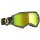 Las gafas Scott Goggle Fury camo kaki / amarillo cromado funciona