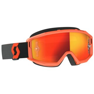 Les lunettes SCOTT Primal orange / noir / orange / chrome...