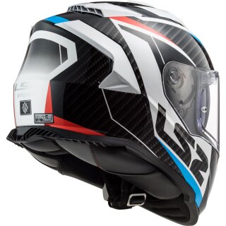 LS2 FF800 Storm full-face helmet Racer blue / red XXL