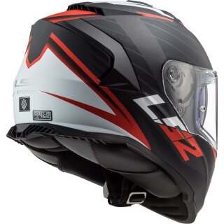 LS2 FF800 Storm  full-face helmet Nerve matt-black / red S