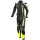 Büse Mille leather suit 2pcs. black / neon-yellow ladies