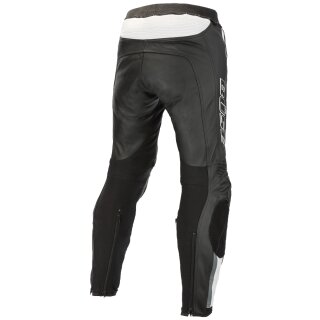 Pantalon en cuir Büse Mille noir/blanc 110 longue