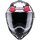 Caberg Jackal Darkside full-face-helmet matt-black / white-fluo-red M