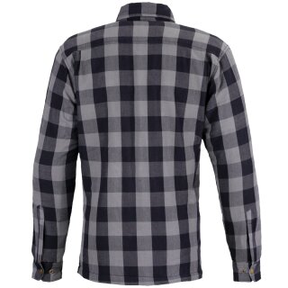 Büse M11 check-cotton shirt grey XL