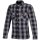 Büse M11 check-cotton shirt grey XL